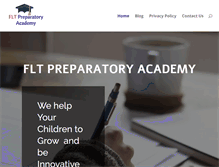 Tablet Screenshot of fltpreparatoryacademy.org